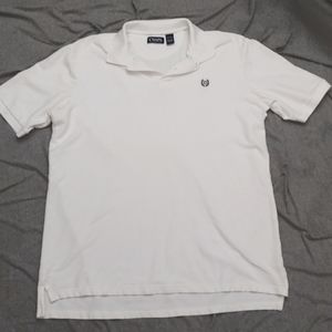 CHAPS * WHITE SS POLO * XL
